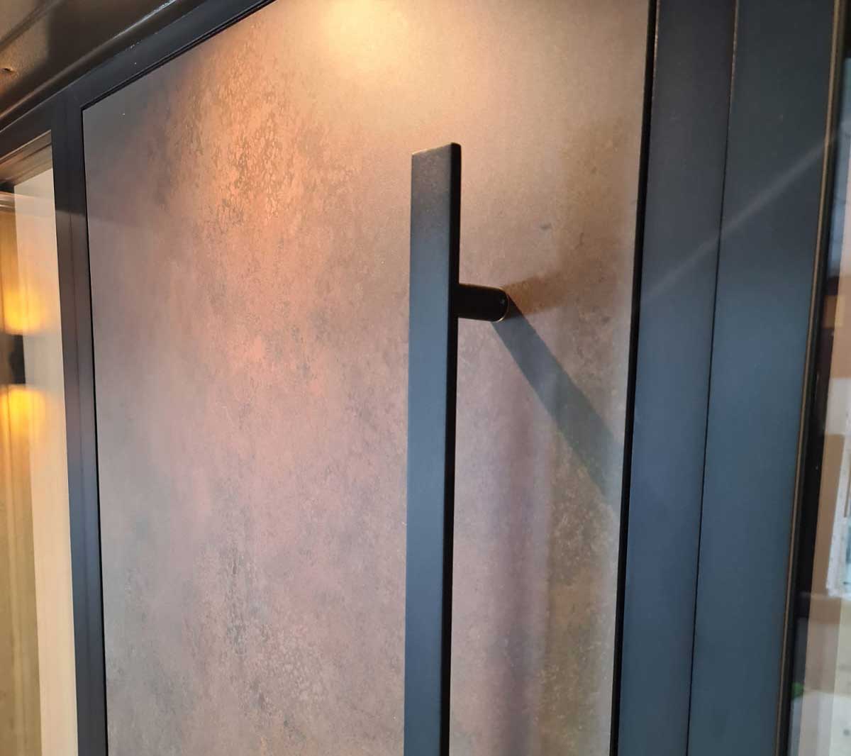 Bespoke aluminium entrance doors