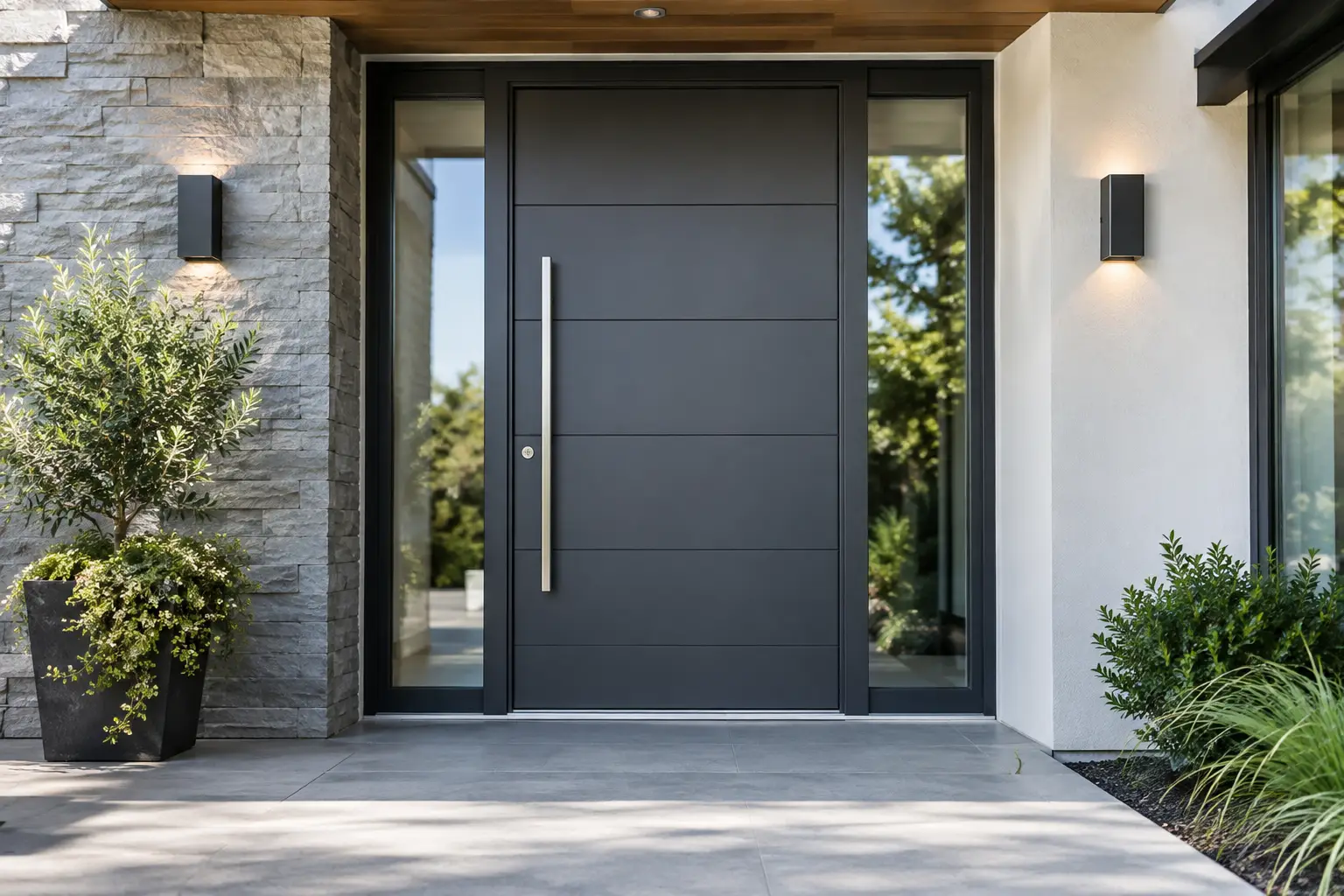Modern Aluminium Front Door Designs That Last