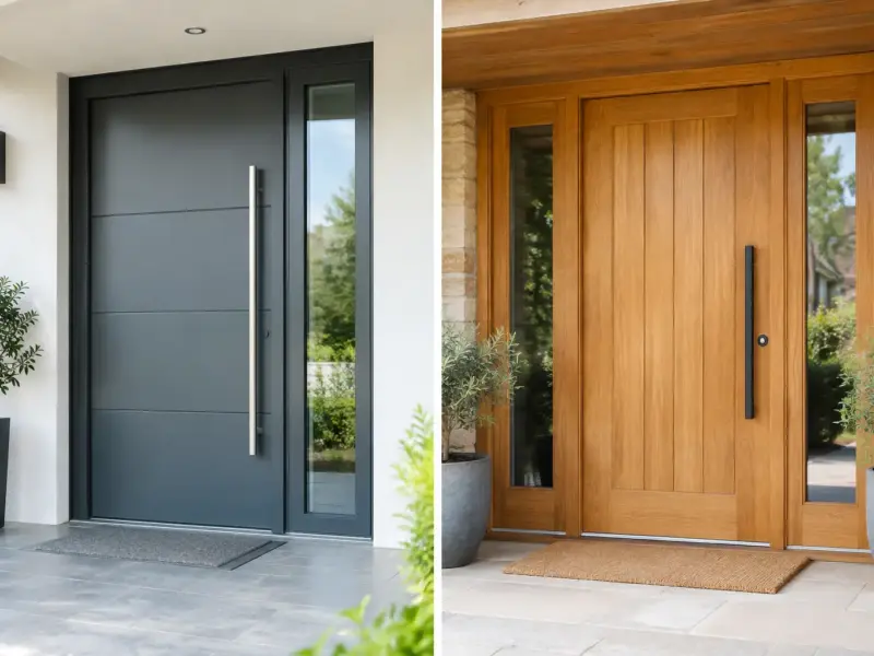 Aluminium Versus Timber Front Doors Compared