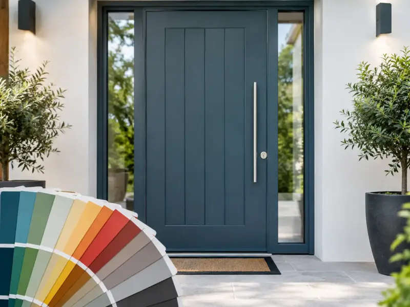 Custom RAL Door Colours for a Refined Entrance