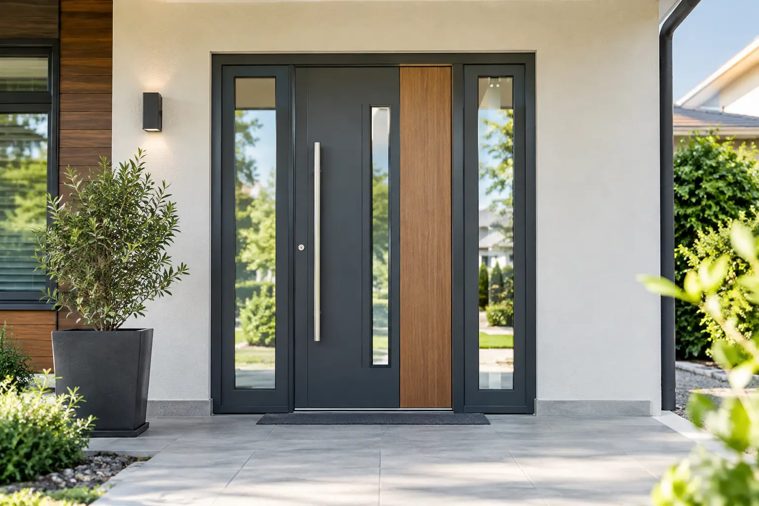 Dual Colour Aluminium Front Doors for Every Home
