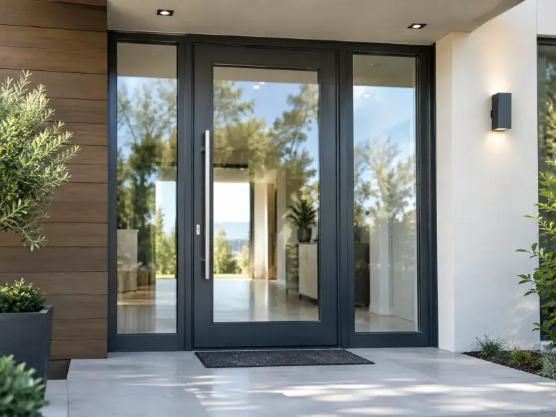 Glazed Aluminium Entrance Doors for Your Home