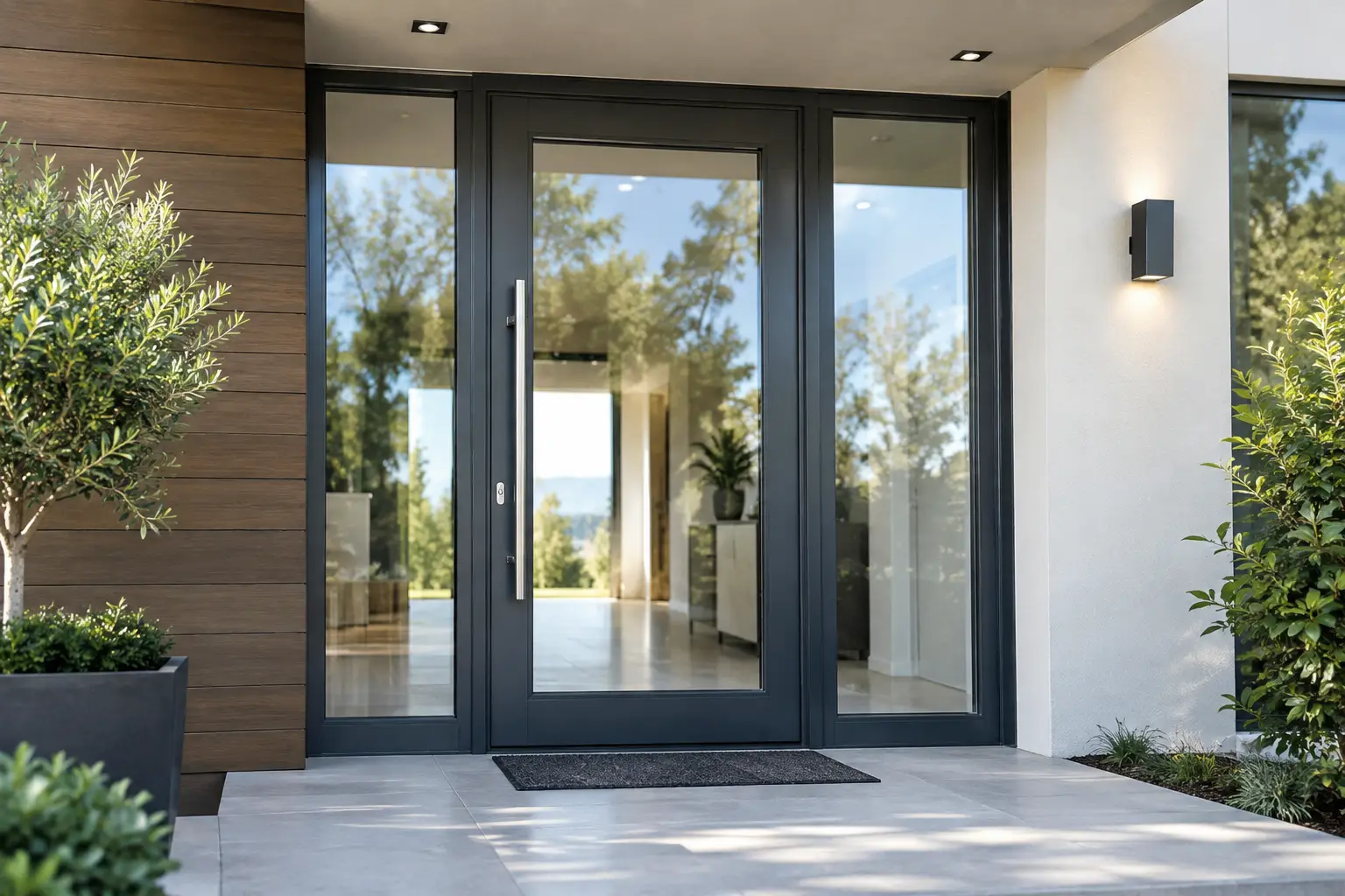 Glazed Aluminium Entrance Doors for Your Home