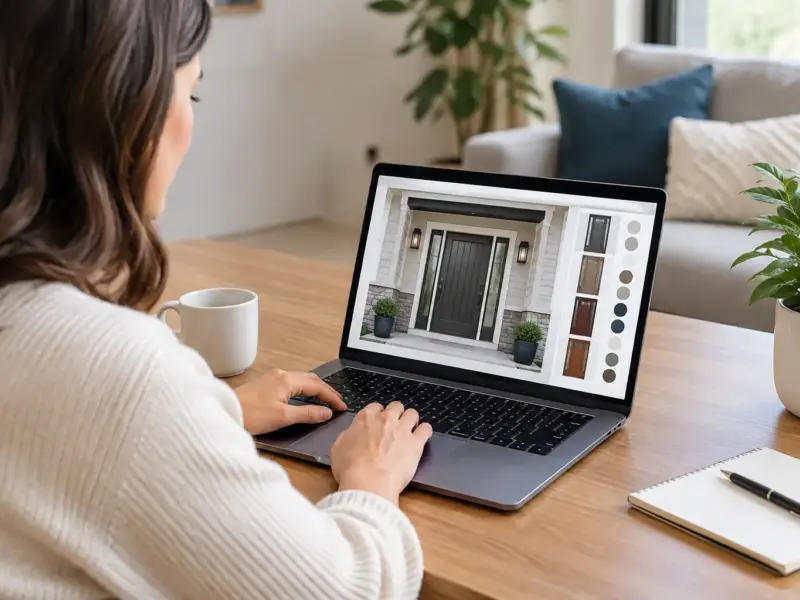 How an Online Front Door Design Tool Helps