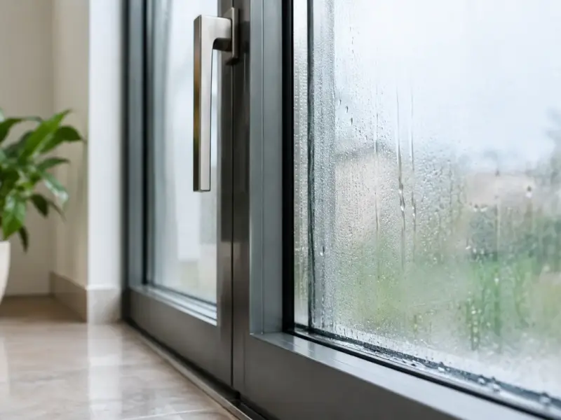 Why Aluminium Door Condensation Happens at Home